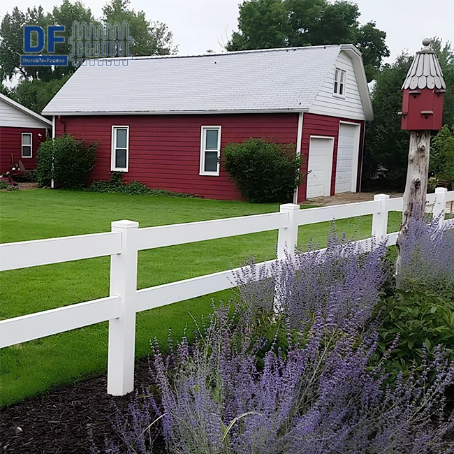 2 Rail Vinyl Fencing